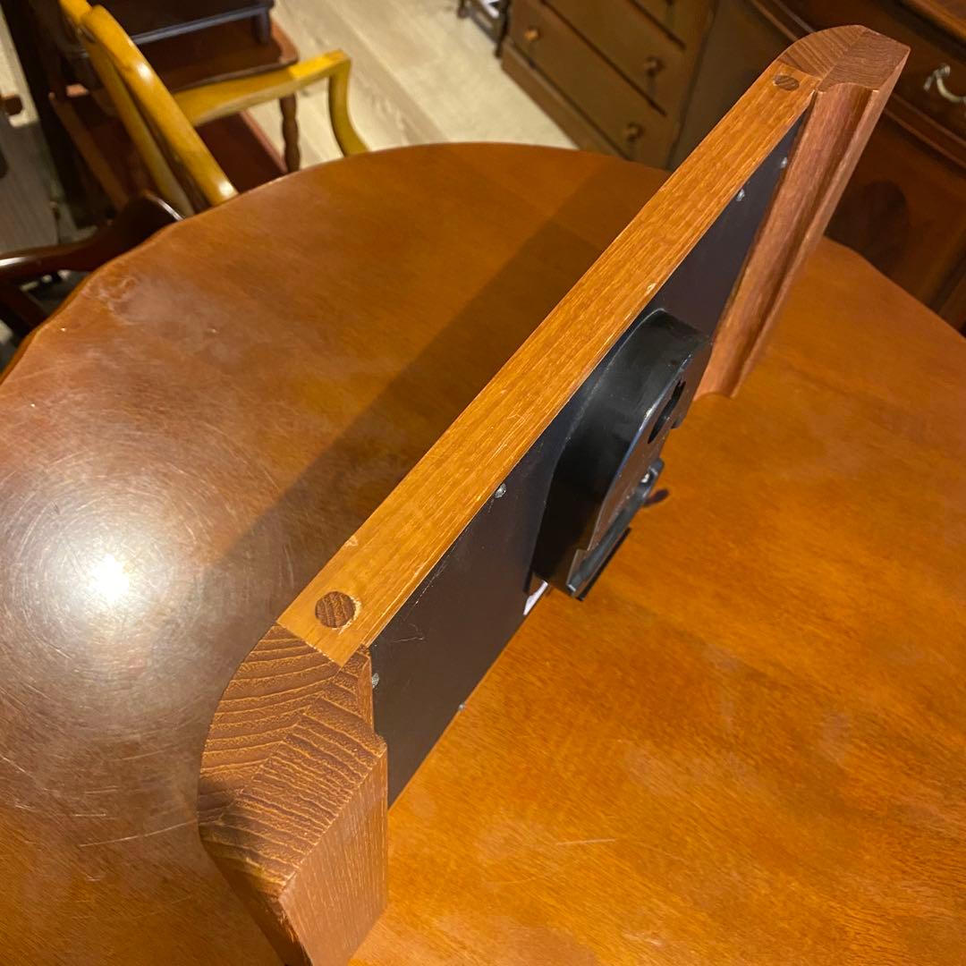 studio PEAK▼HOUR 掛時計 置時計　チーク材　無垢材