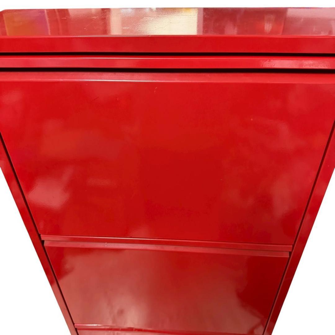 【希少】DOTTUS シューズボックス 赤 3段