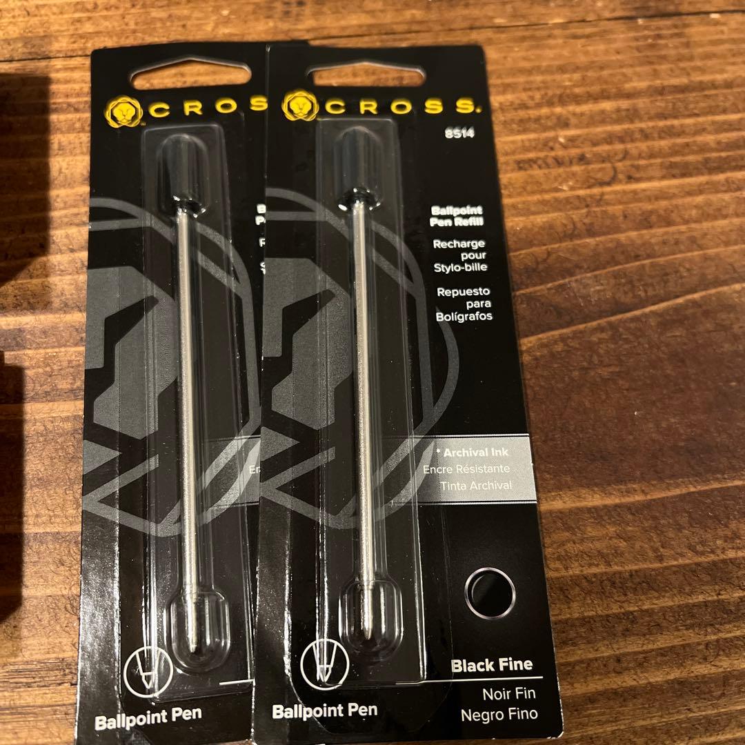 CROSS ボールペン　未使用　替え芯2本セット
