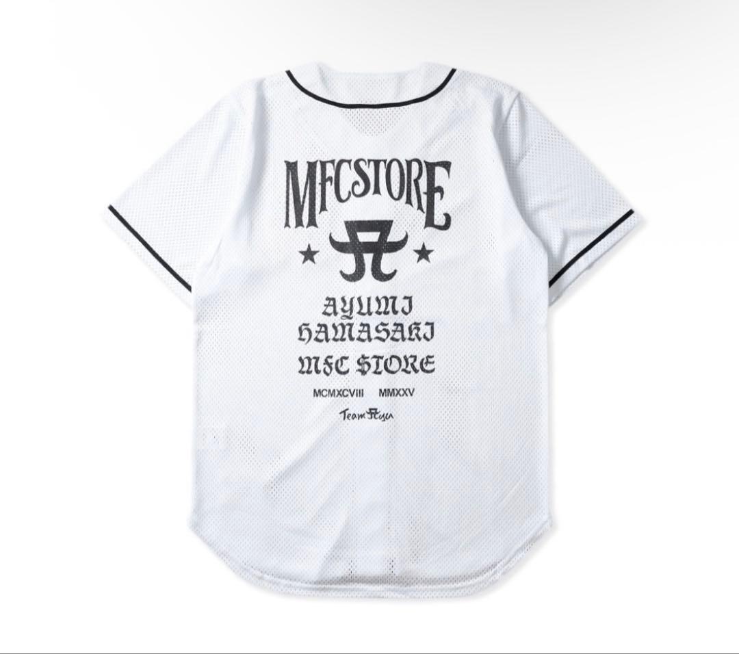 完売　浜崎あゆみ　MFC コラボ　ベースボールシャツ　白　M Tシャツ