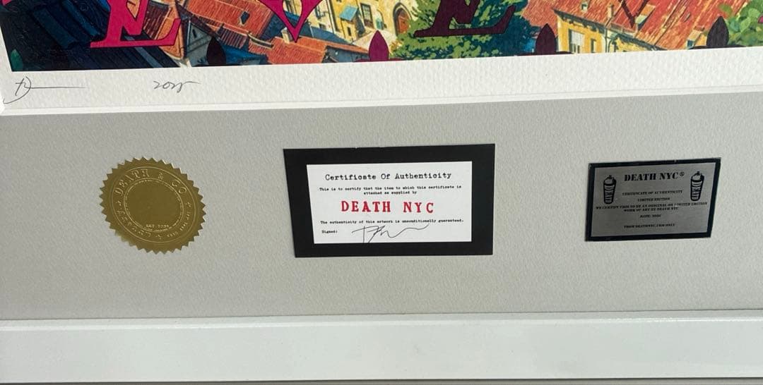 DeathNYC BC689 新品　額付