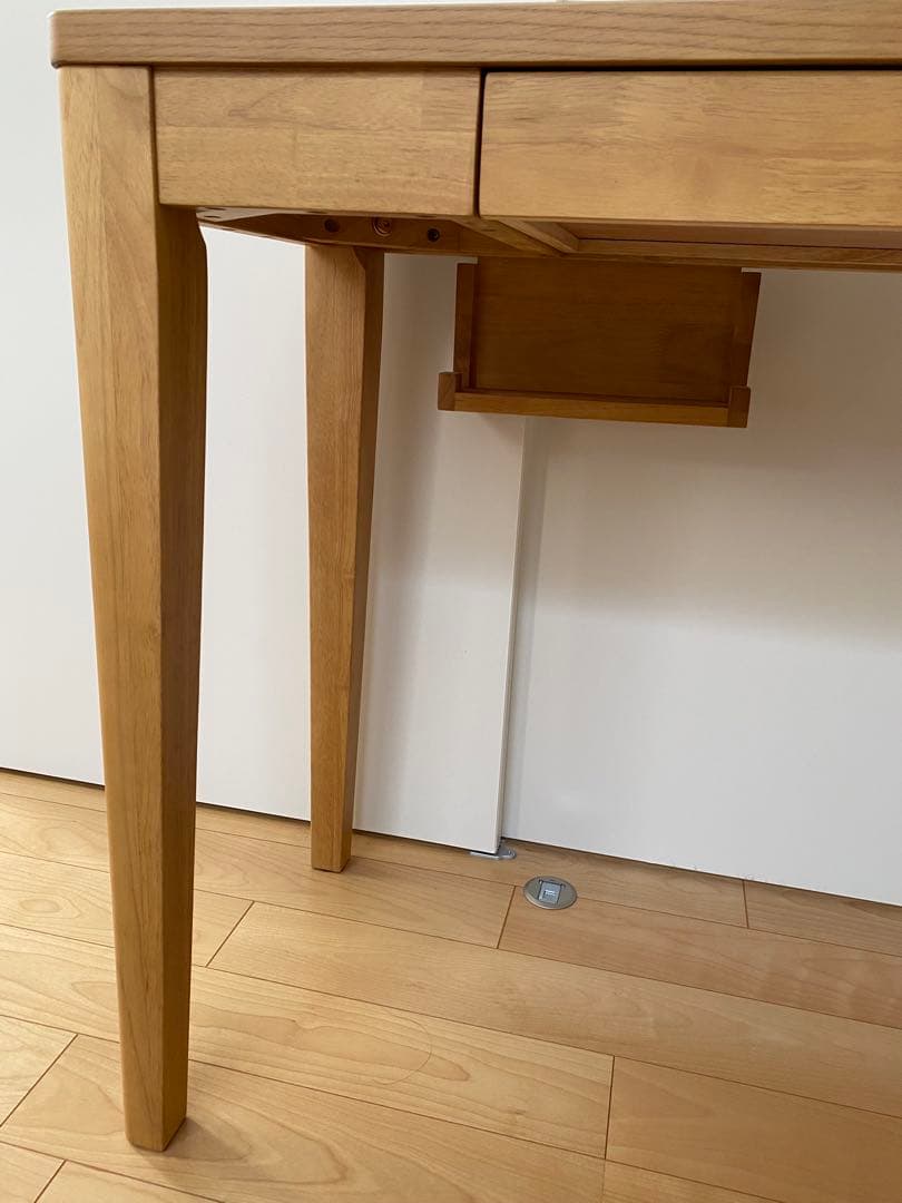 【美品】お値下げ　完成品　 ベルメゾン　コンパクトデスク　80×40