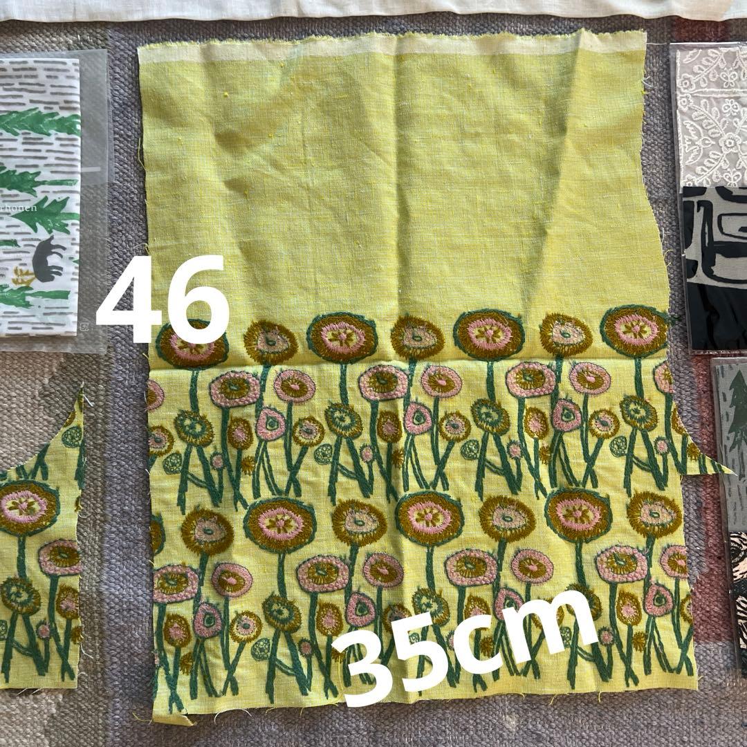 ミナペルホネンハギレ／手拭い@a28-2