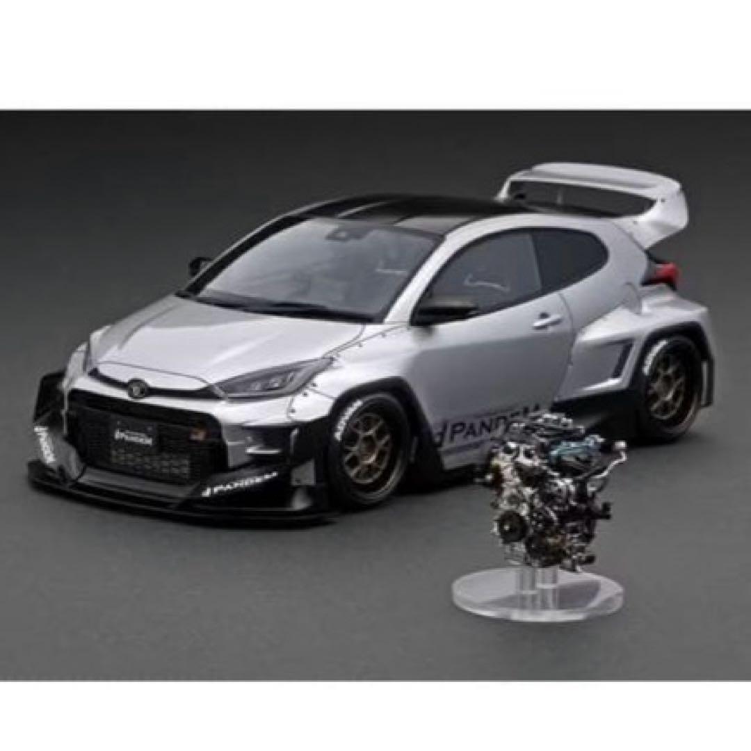 イグニッションモデル IG2904 ヤリス4BA Silver ☆エンジン付き