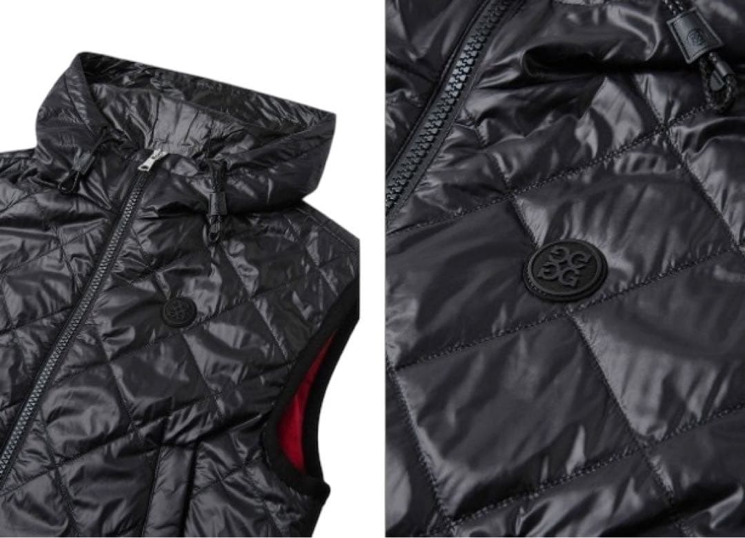 新品未使用新作G/FOREジーフォアレディースベストsizeSブラック