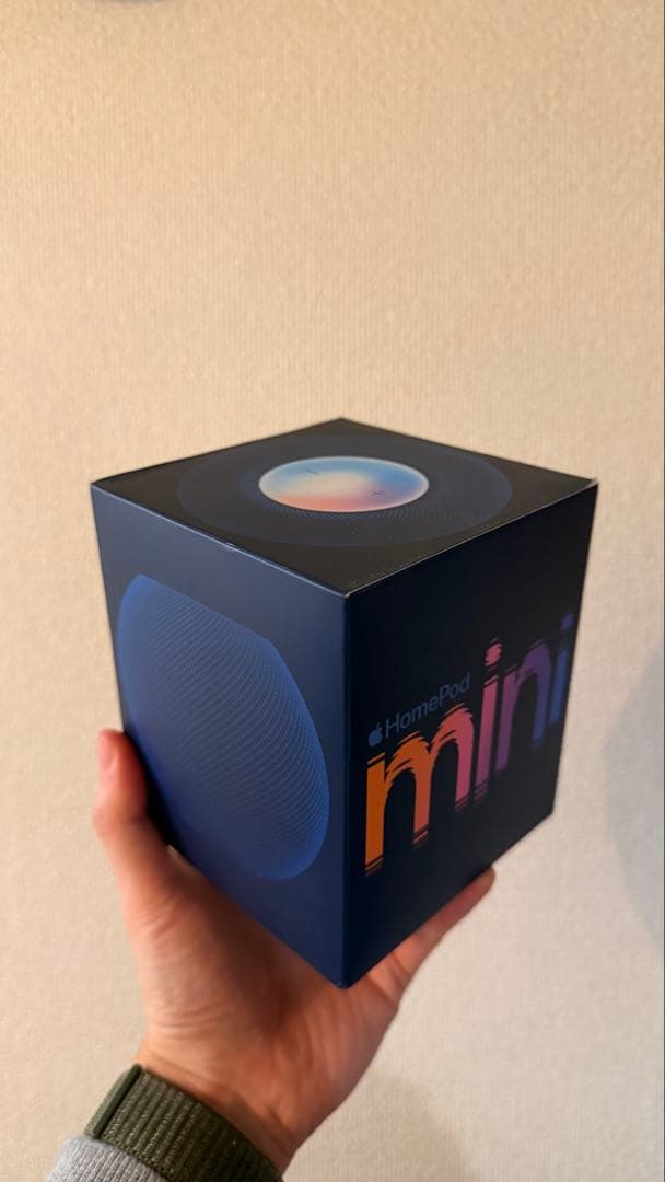 Apple Pods mini ブルー　スマートスピーカー