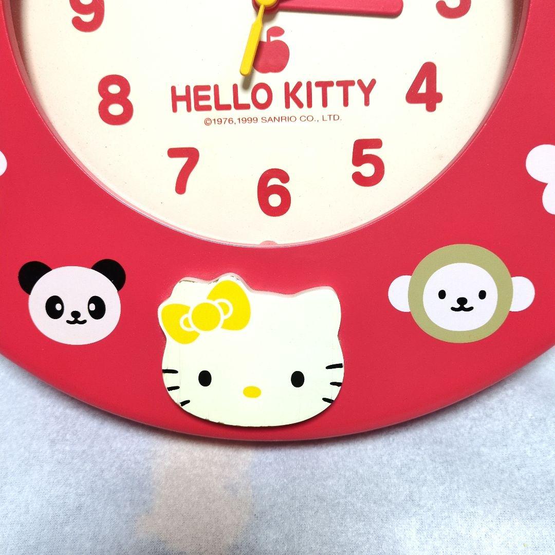 ✨️希少品✨️ ハローキティ 木製 壁掛け時計 99年製 平成レトロ 非売品