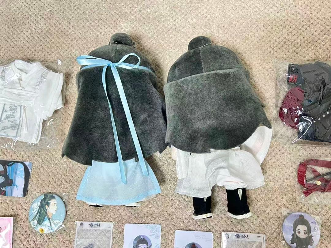 陳情令 公式 ぬいぐるみ 20ml 魏無羨 藍忘機 minidoll 典藏特典版