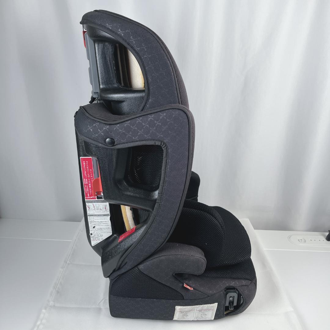 美品☘️ アップリカ　ジュニアシート　 エアグルーヴプラス　ブラック