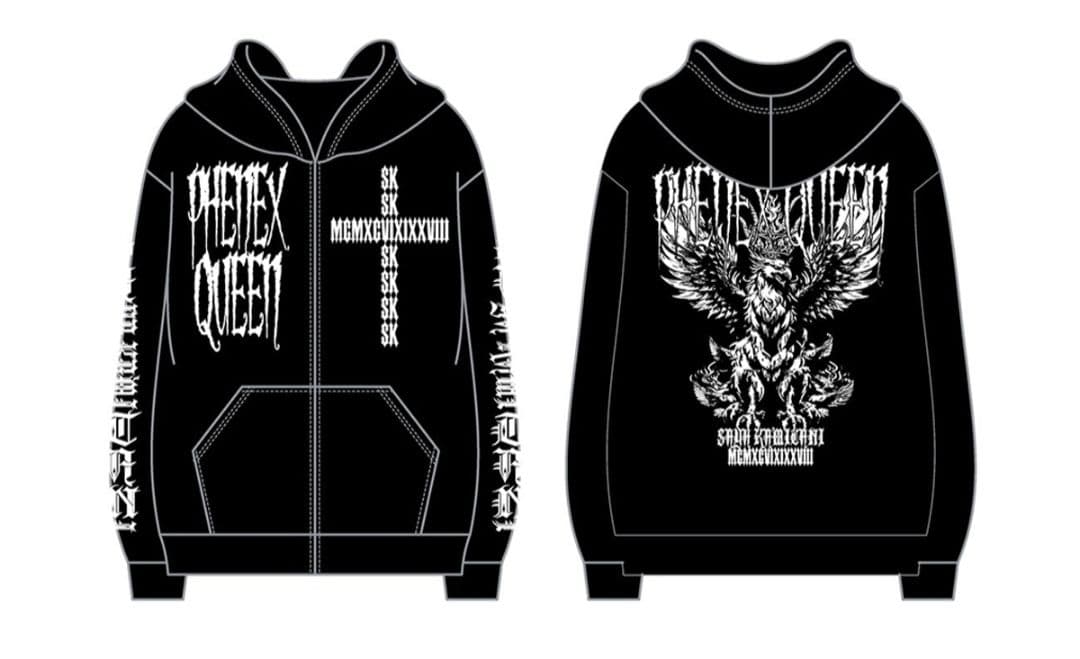 スターダム 上谷沙弥 Phenex Queen フルジップパーカー L