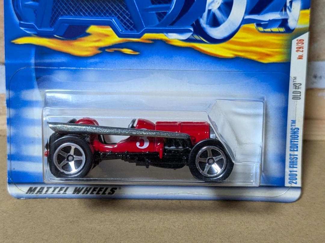 Hot Wheels 2001,Old No. 3 赤