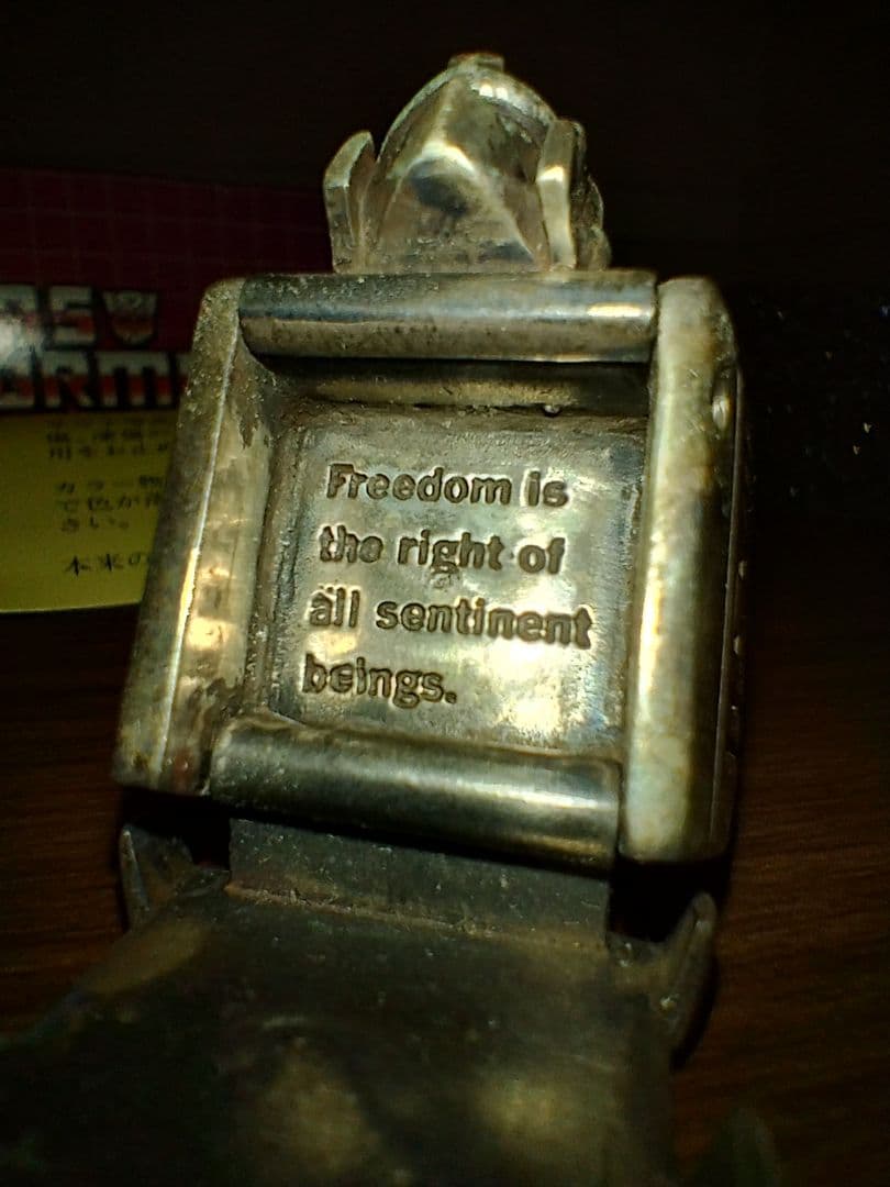 トランスフォームリング ボットコンジャパン2002　コンボイリング　オプティマス