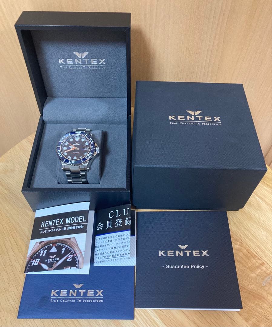 美品！KENTEX マリンマンシーアングラー S706X-02 日本製 自動巻き