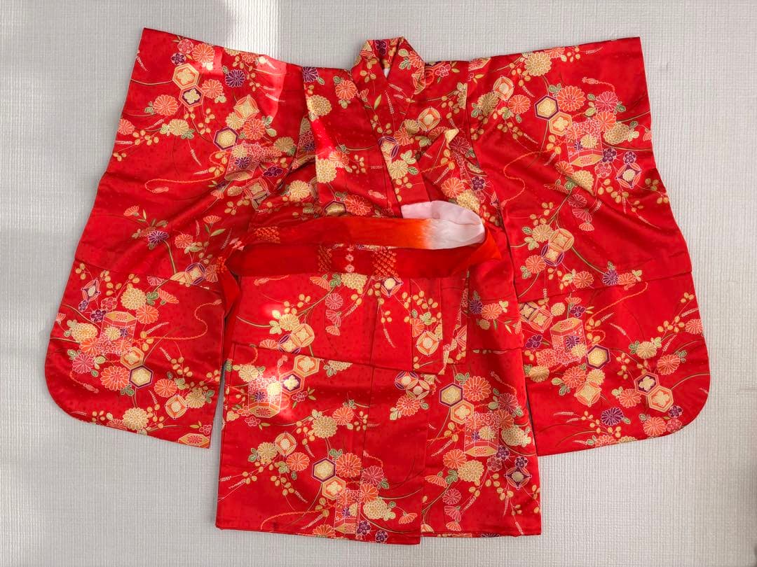 七五三 3歳 着物 被布 小物セット