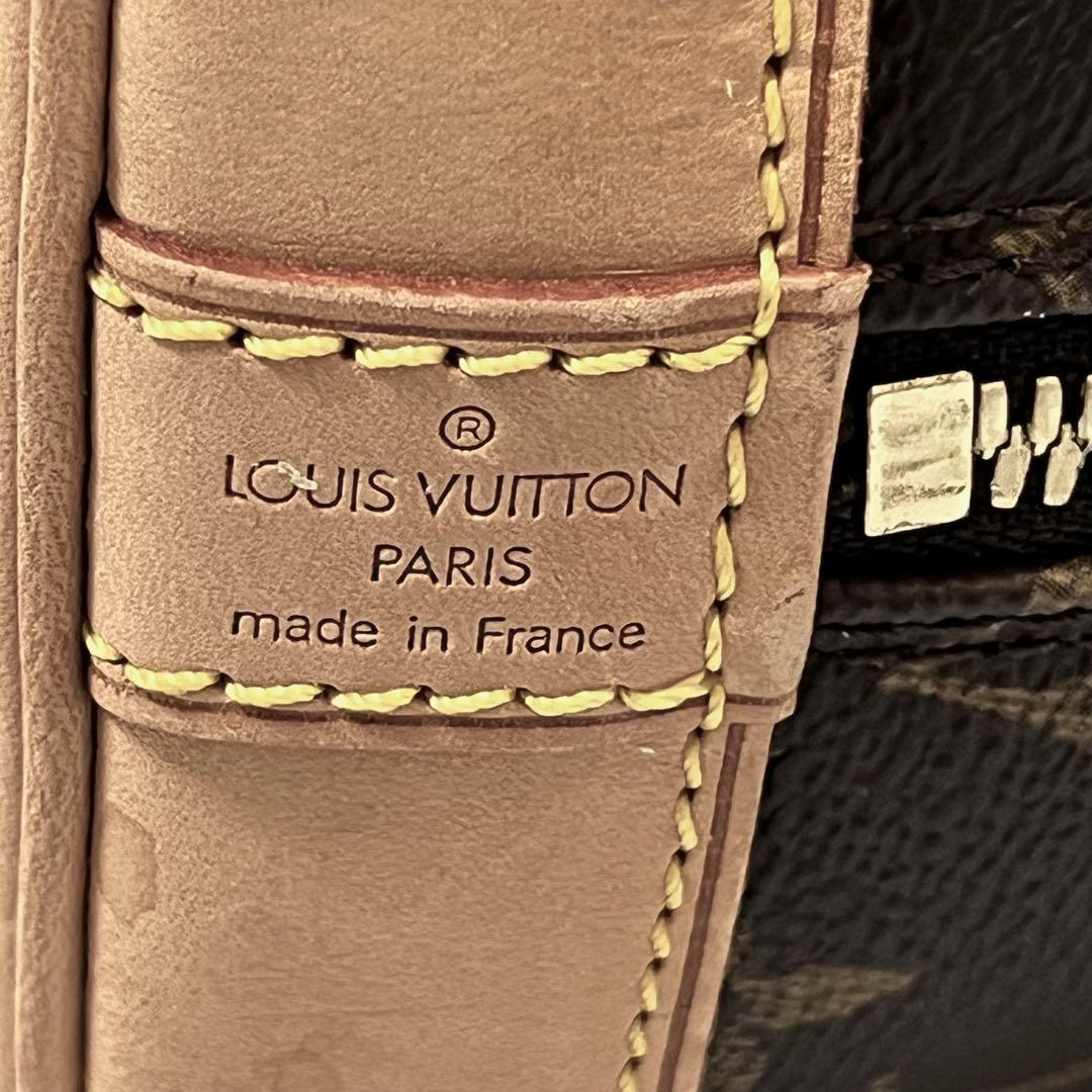 美品◆袋付き◆ルイヴィトン モノグラム アルマ ハンドバッグ ブラウン