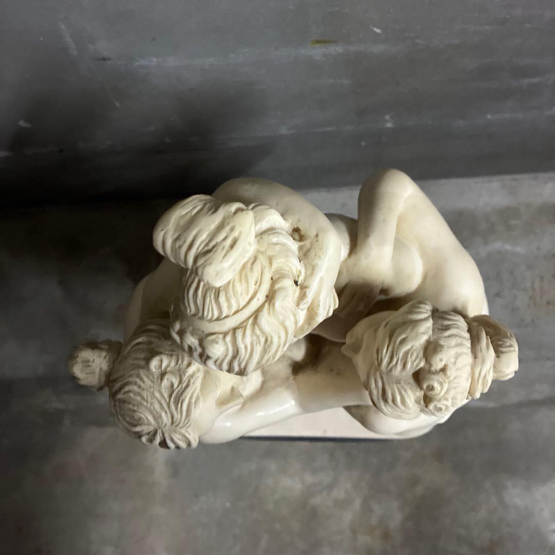 A SANTINI ギリシャ神話 三美神像 裸婦像 西洋彫刻 ITALY