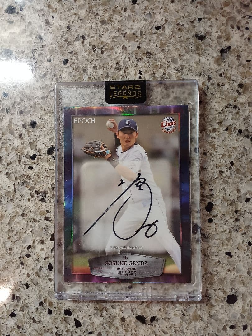 EPOCH 2019 西武　源田壮亮　直筆サインカード　32枚限定