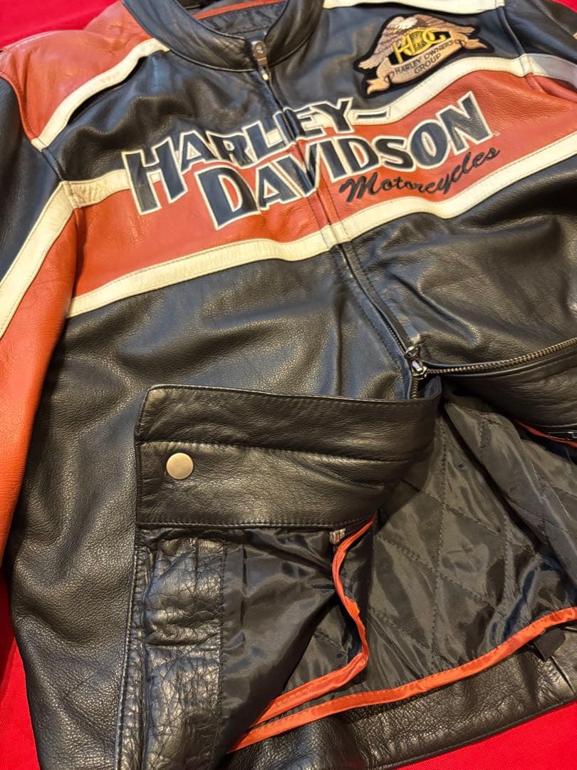 HARLEY DAVIDSON　ライダースジャケット　ライナー付　XL