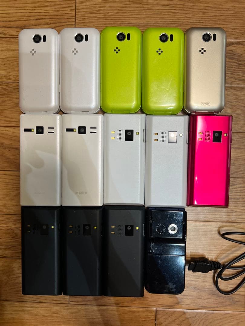 ジャンク品ガラケー14点他まとめ売り