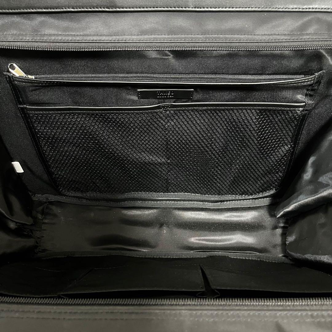 極美品 タケオキクチ 2way ビジネスバッグ ショルダーバッグ 本革 ナイロン
