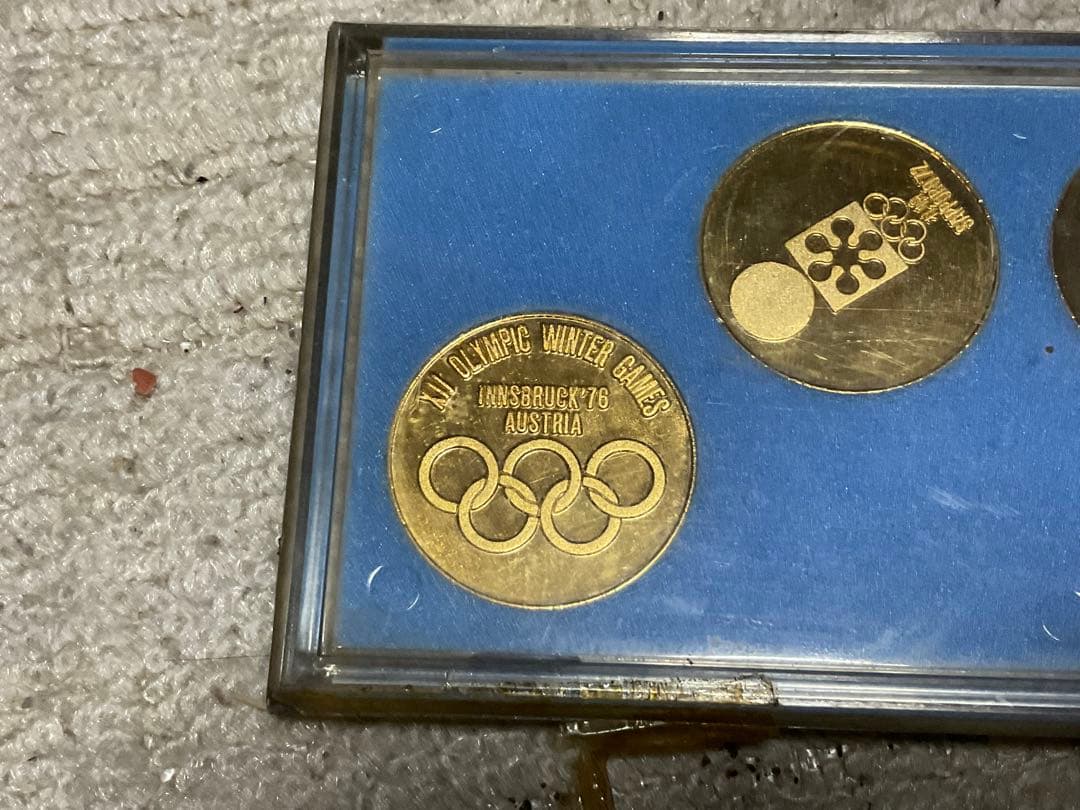 岡本太郎以下デザインの1964年~1976年のオリンピック記念メダル【4セット】