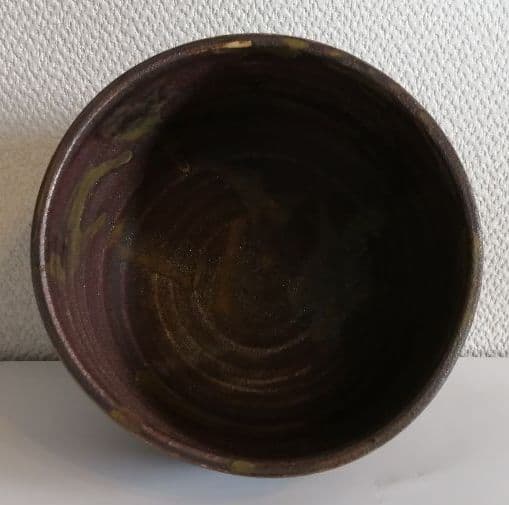 魯山人　備前風茶碗