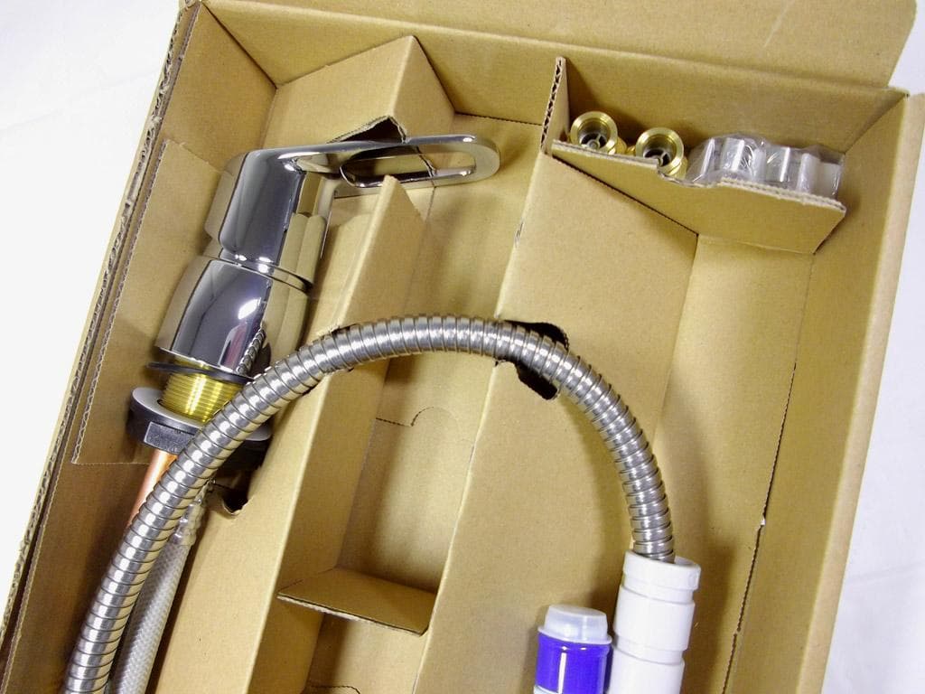 KVK FSL121DET シングルレバー混合栓 洗髪シャワー(eレバー)