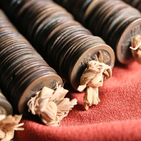 M35 古銭 寛永通宝 約500枚 縄差し まとめ売り 寛永通寳 日本古銭