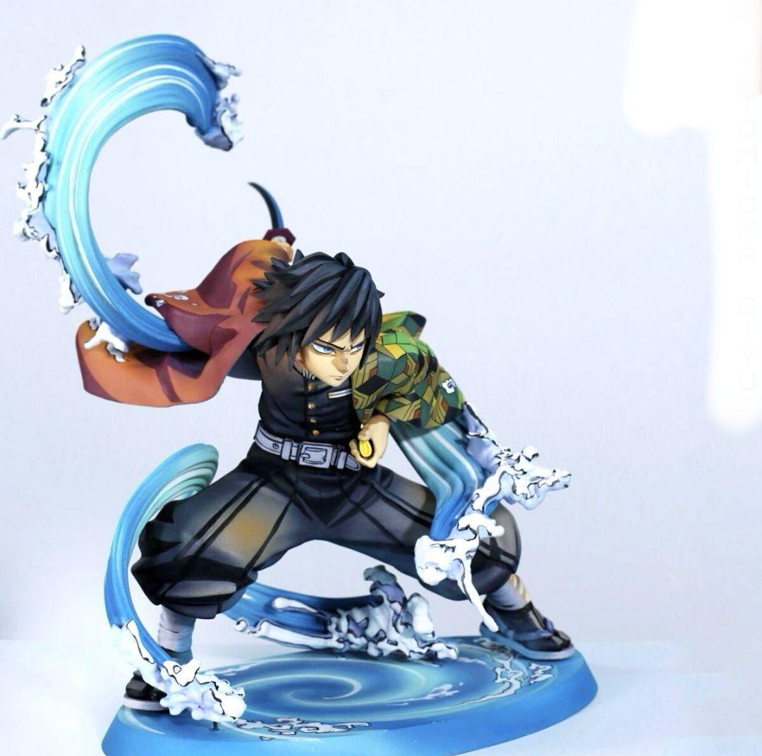 鬼滅の刃 冨岡義勇 リペイント 二次元彩色 2D フィギュア 二次元 リペイント