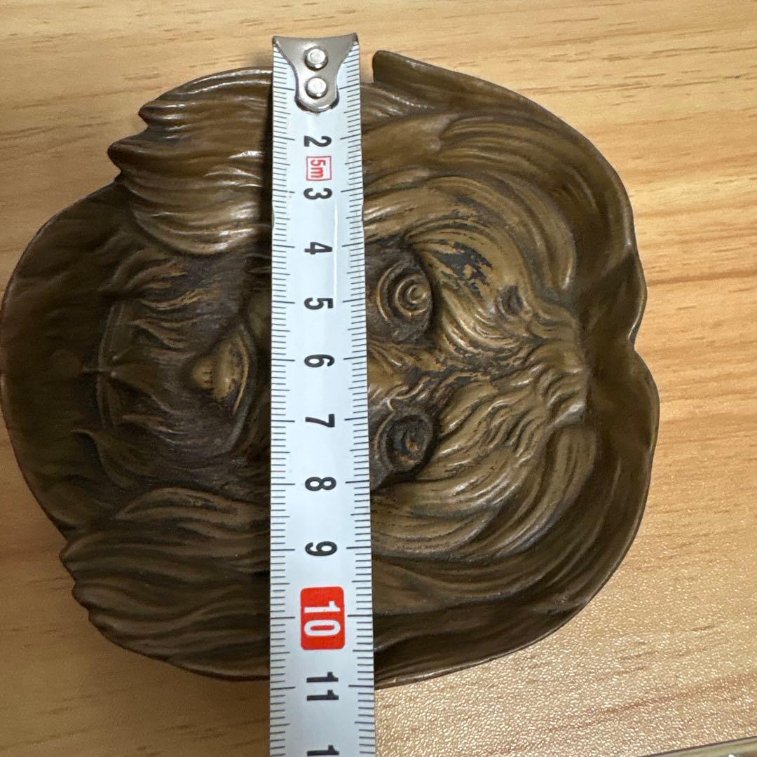 犬の顔 トレイ　海外アンティーク雑貨