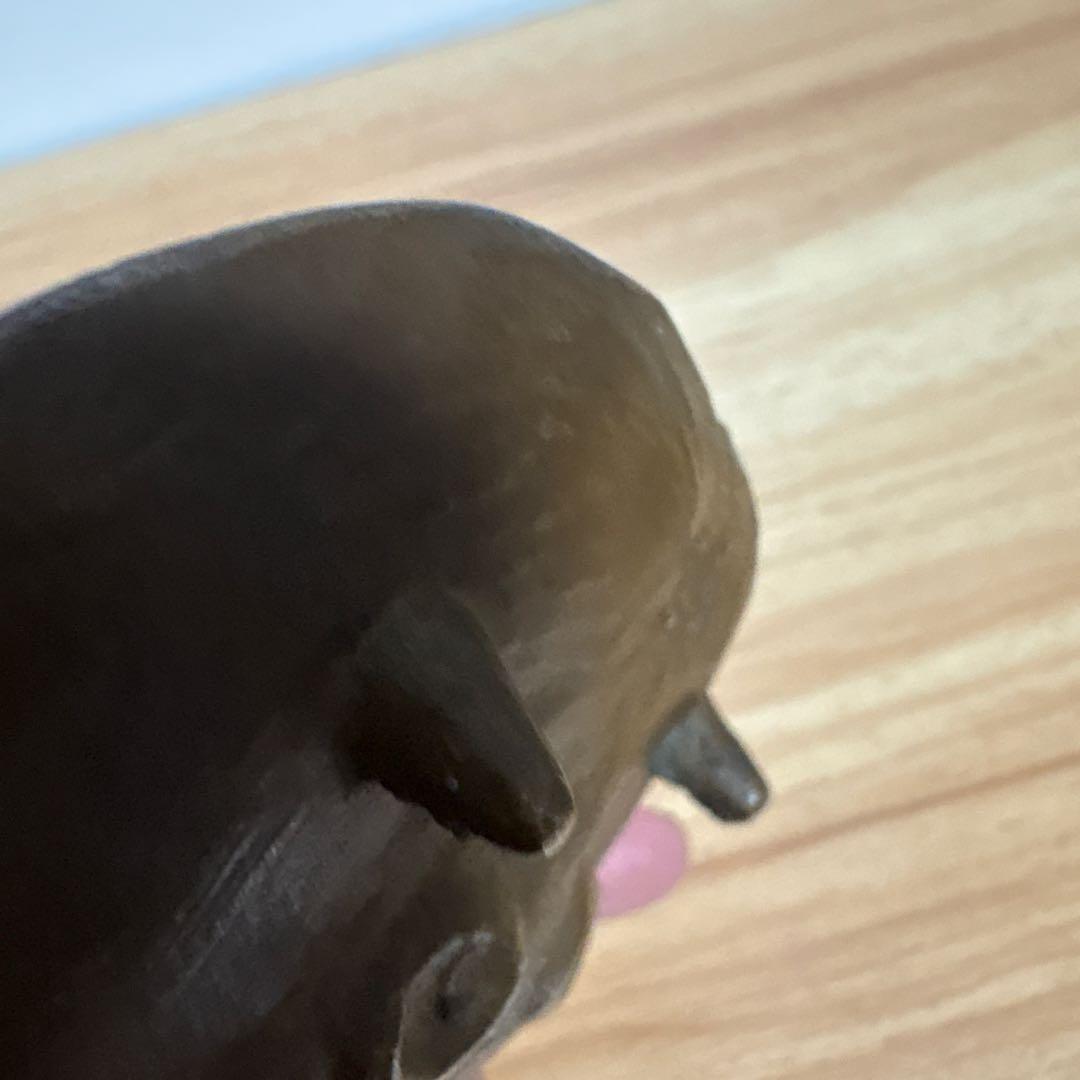 犬の顔 トレイ　海外アンティーク雑貨