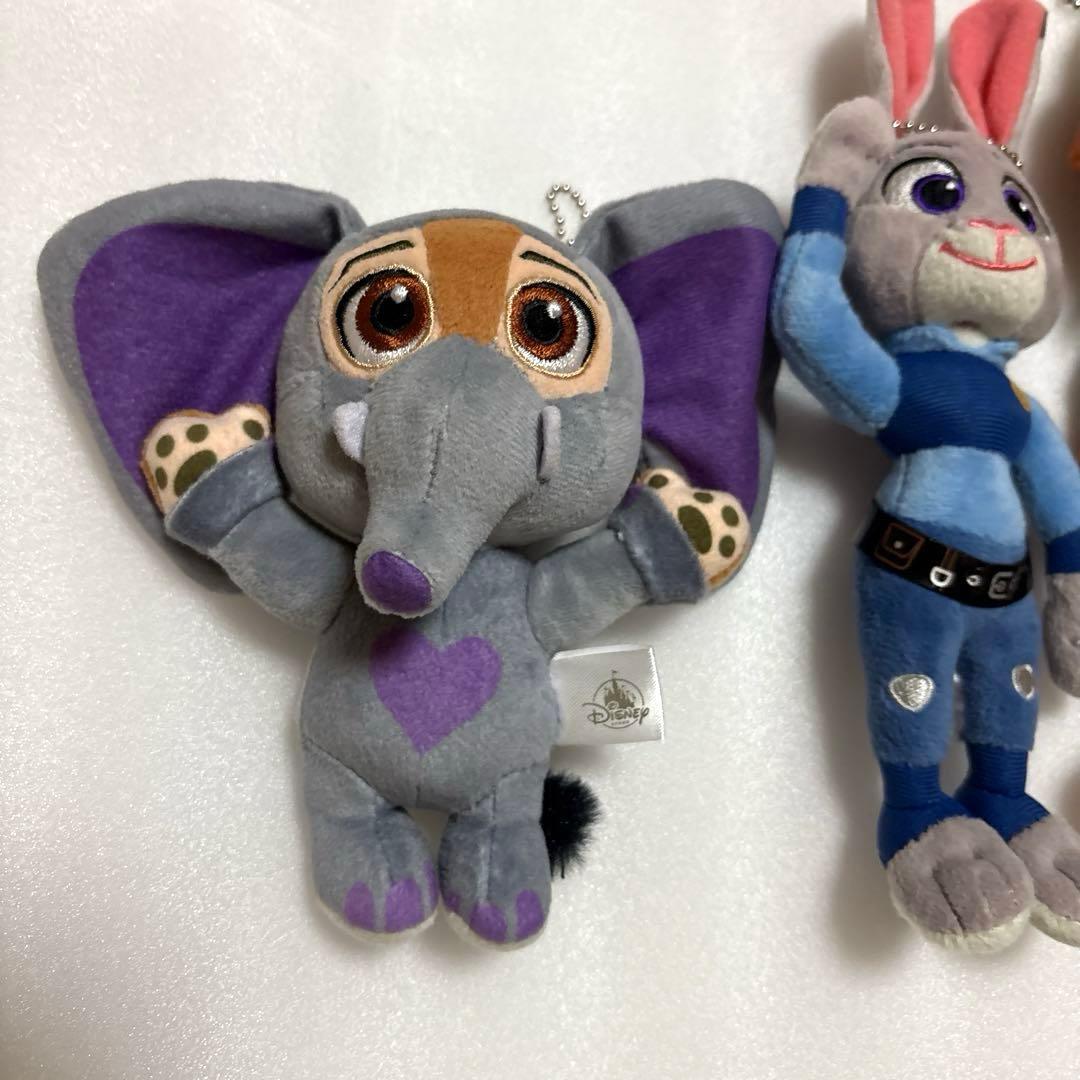 ズートピア　ぬいぐるみ　ニック　ジュディ　フィニック　クロウハウザー　フラッシュ