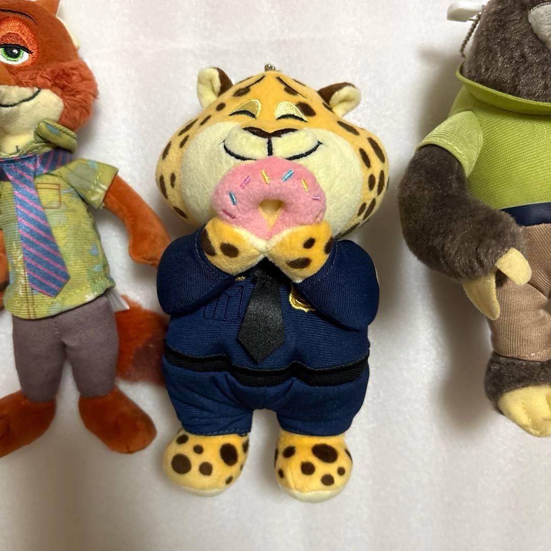 ズートピア　ぬいぐるみ　ニック　ジュディ　フィニック　クロウハウザー　フラッシュ