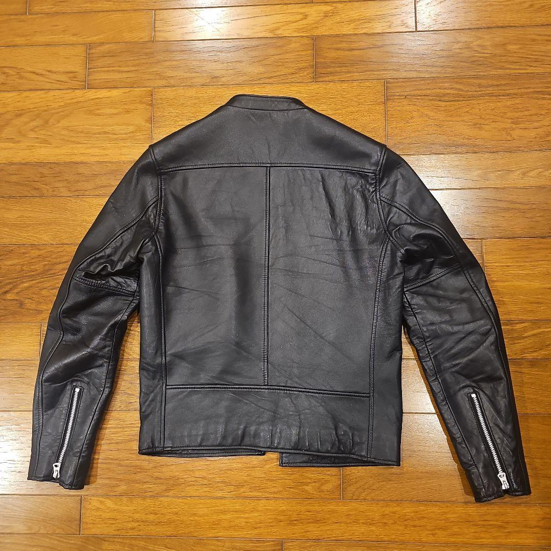 ニックネーム　Schott ブラックレザー シングルライダース