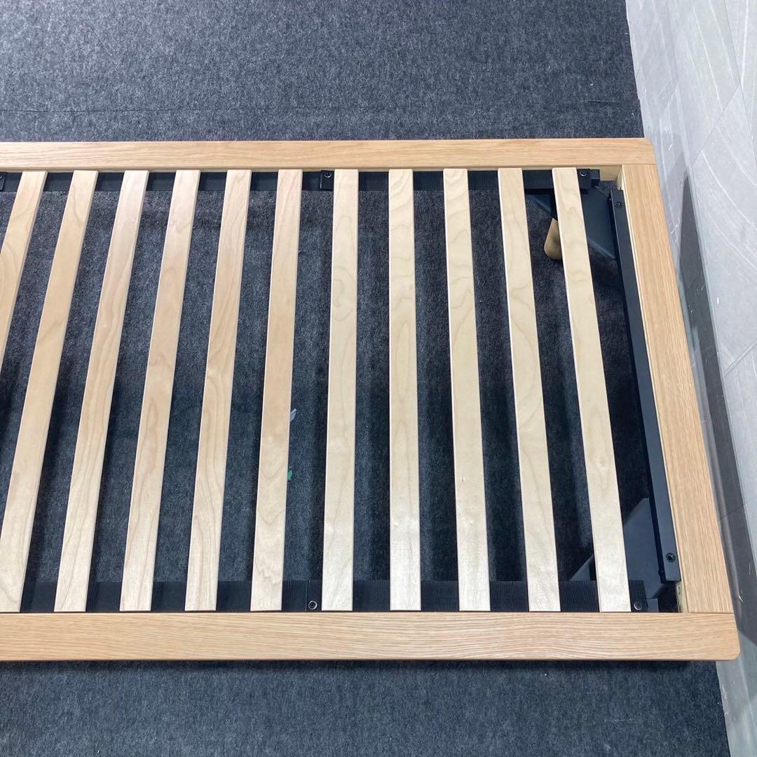 MUJI 無印良品 無印 ベッドフレーム シングル 天然木 美品 d3412