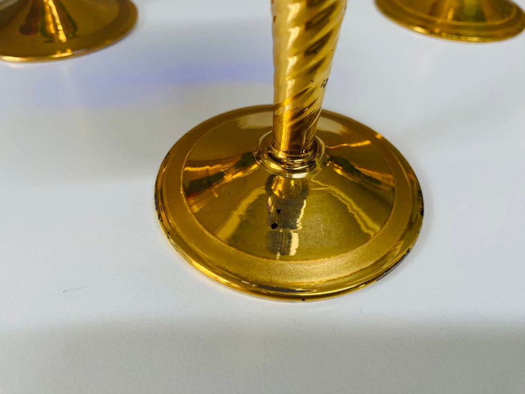 手描き装飾グラス 5個セット