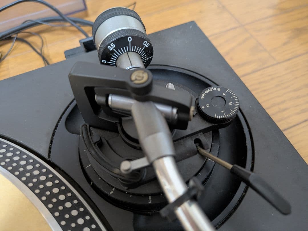 【カバー、針付き】Technics SL-1200 MK3 ターンテーブル