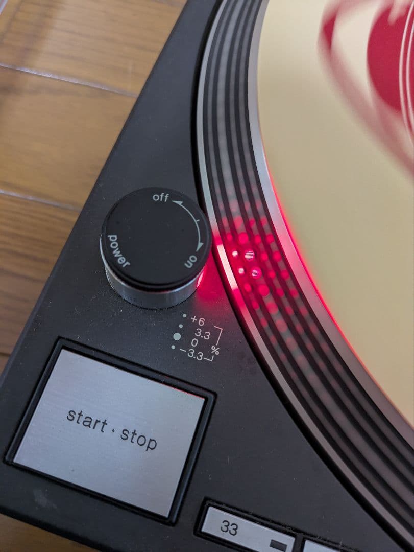 【カバー、針付き】Technics SL-1200 MK3 ターンテーブル