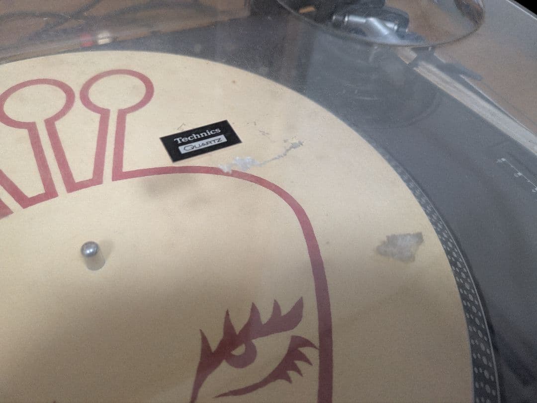 【カバー、針付き】Technics SL-1200 MK3 ターンテーブル