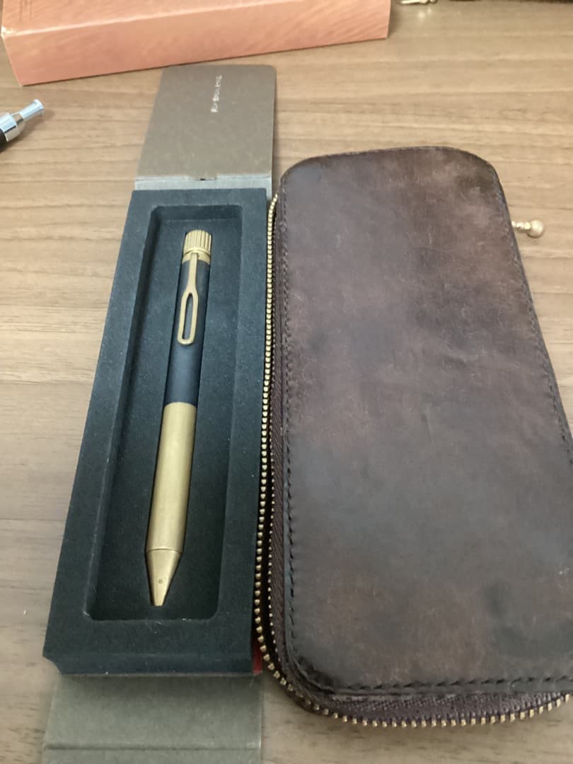 シャーペンまとめ売り　レザーペンケース　検索 野原工芸 工房楔 ボナンペン