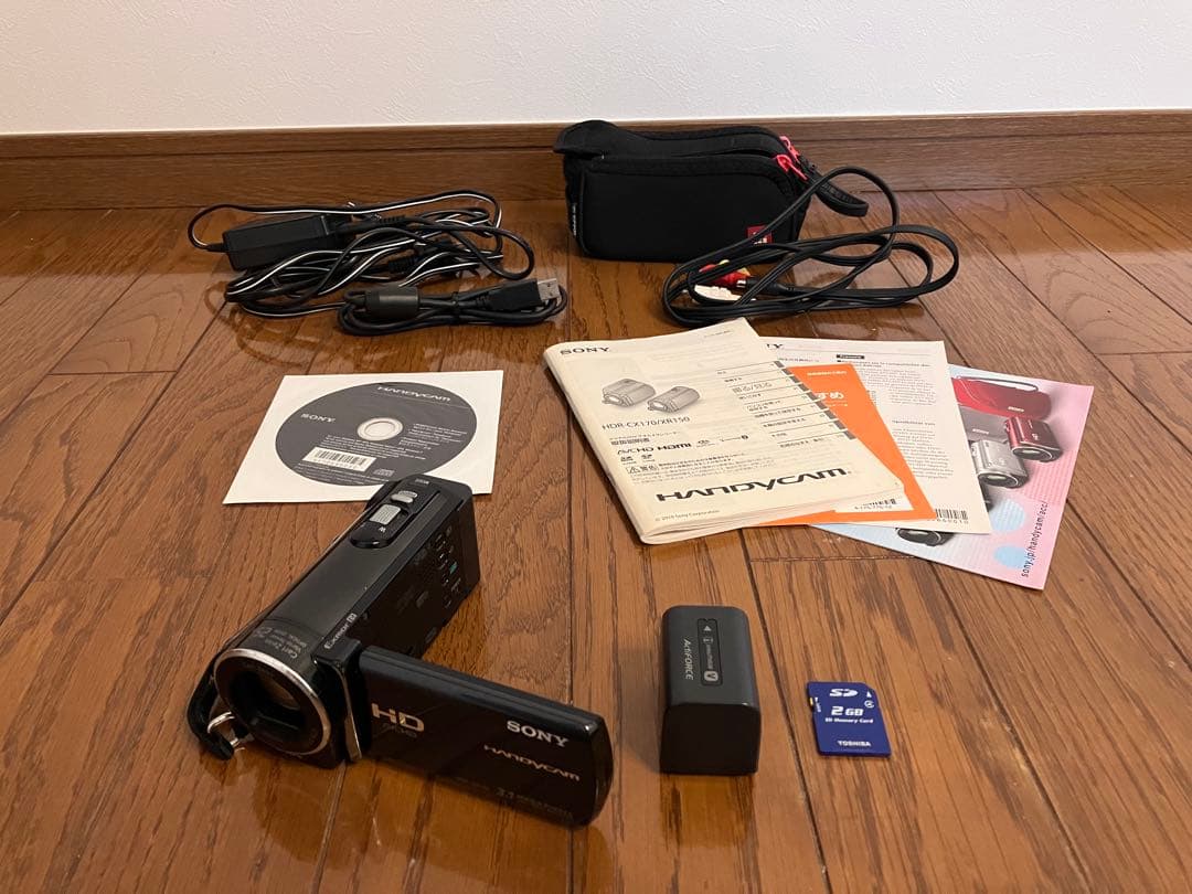 〈11/24まで値下げ〉 SONYビデオカメラHDR-CX170、OPバッテリ付