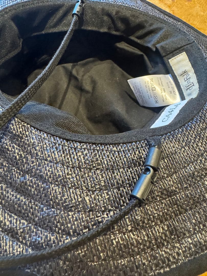 eLfinFolk kids54 耳付き黒メッシュハット