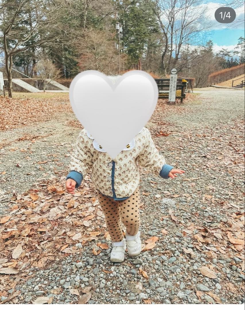 lali kids リバーシブル 刺繍 ジャケット