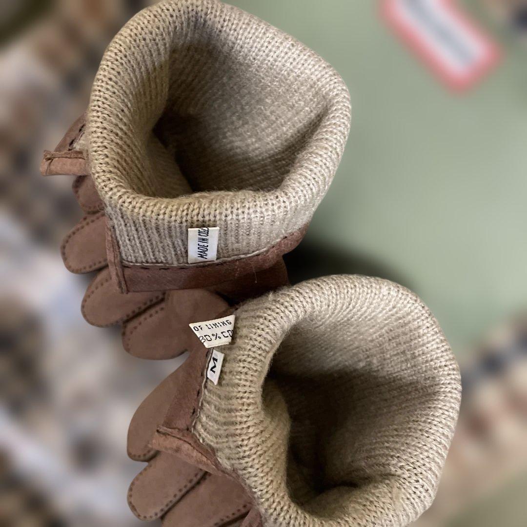 【激レア美品】ヴィンテージ品/革手袋チンギアーレ欧州猪豚素材Mメンズ