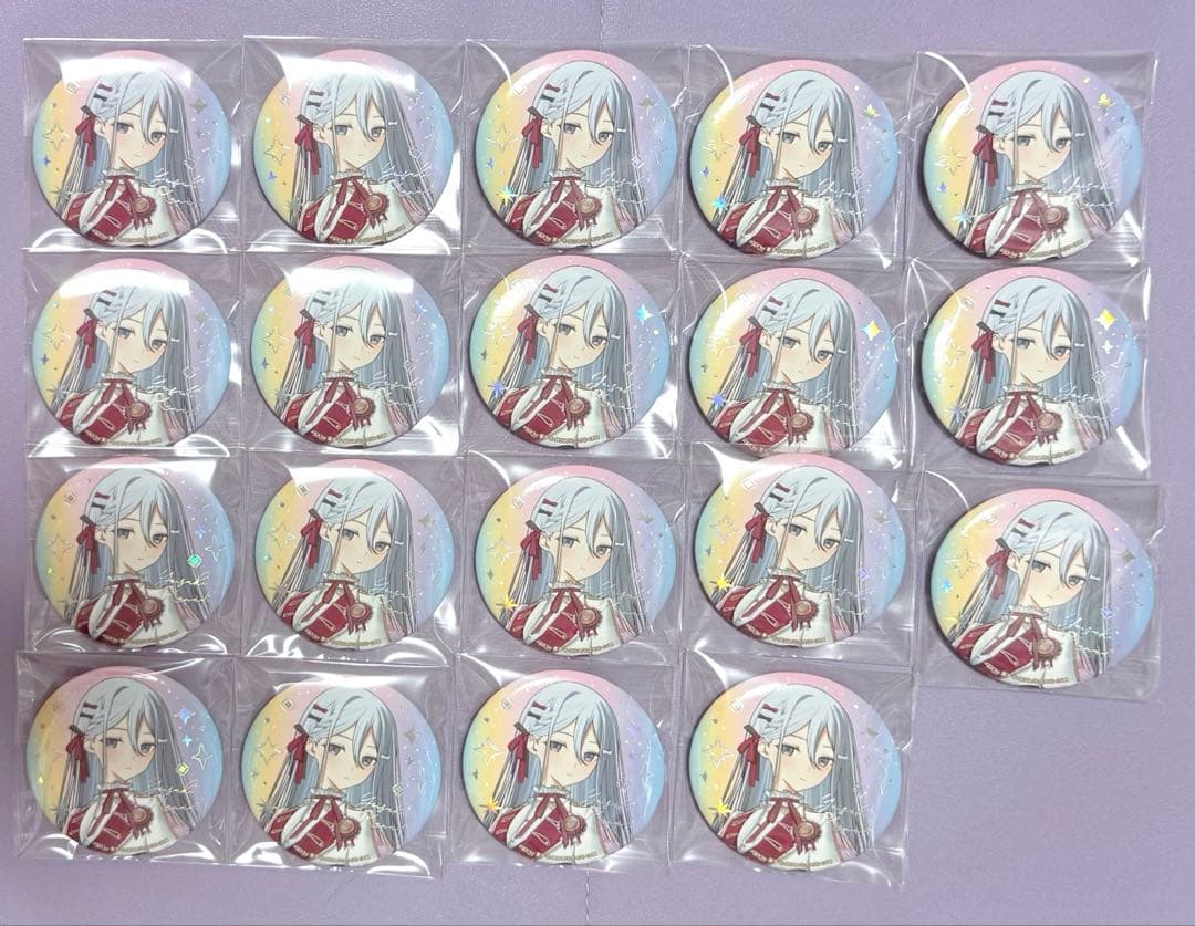 宵崎奏　プロセカ　感謝祭　オーロラ箔押し缶バッジ　19点セット