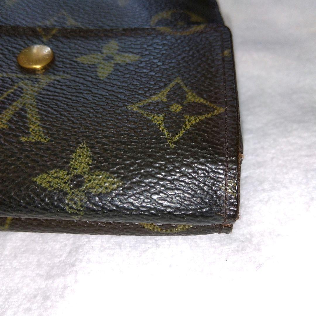 （美品）ルイヴィトンモノグラムM61652三つ折り財布