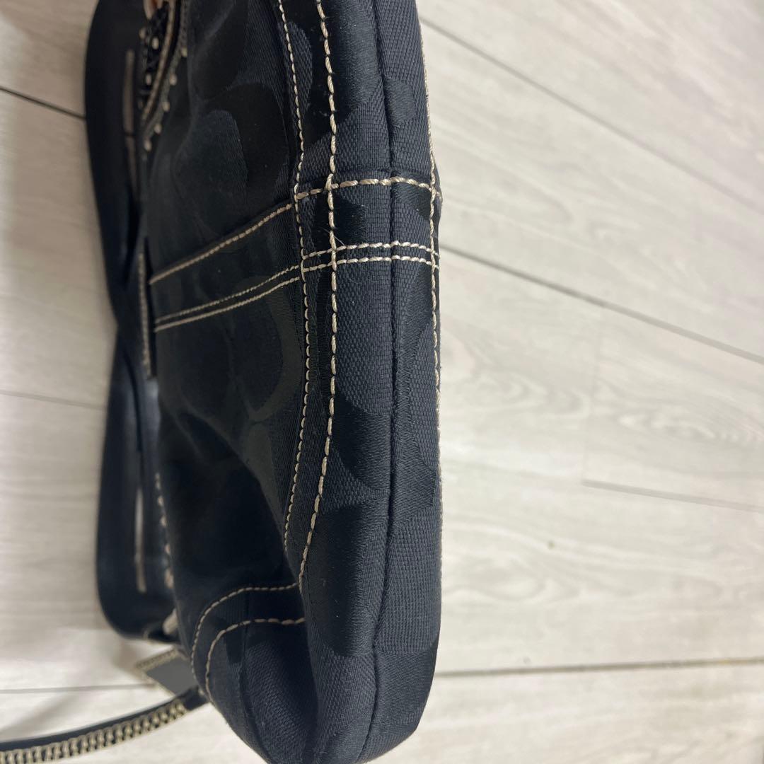 最終価格！コーチ1048ショルダーバッグ　ブラック