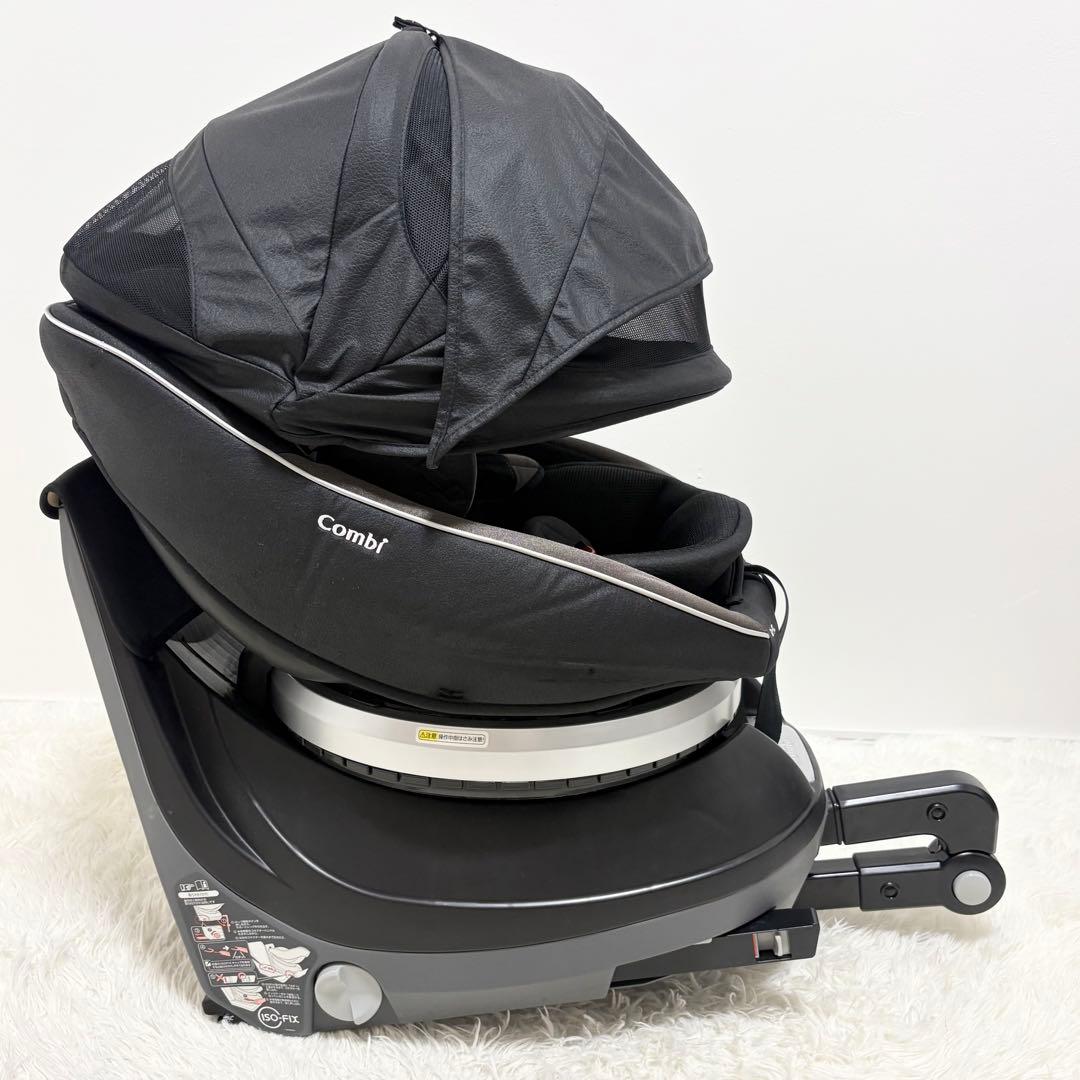 【美品】Combi クルムーヴ スマート ISOFIX エッグショック ブラック