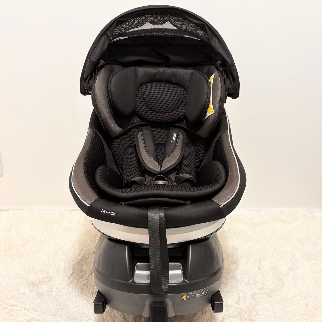 【美品】Combi クルムーヴ スマート ISOFIX エッグショック ブラック