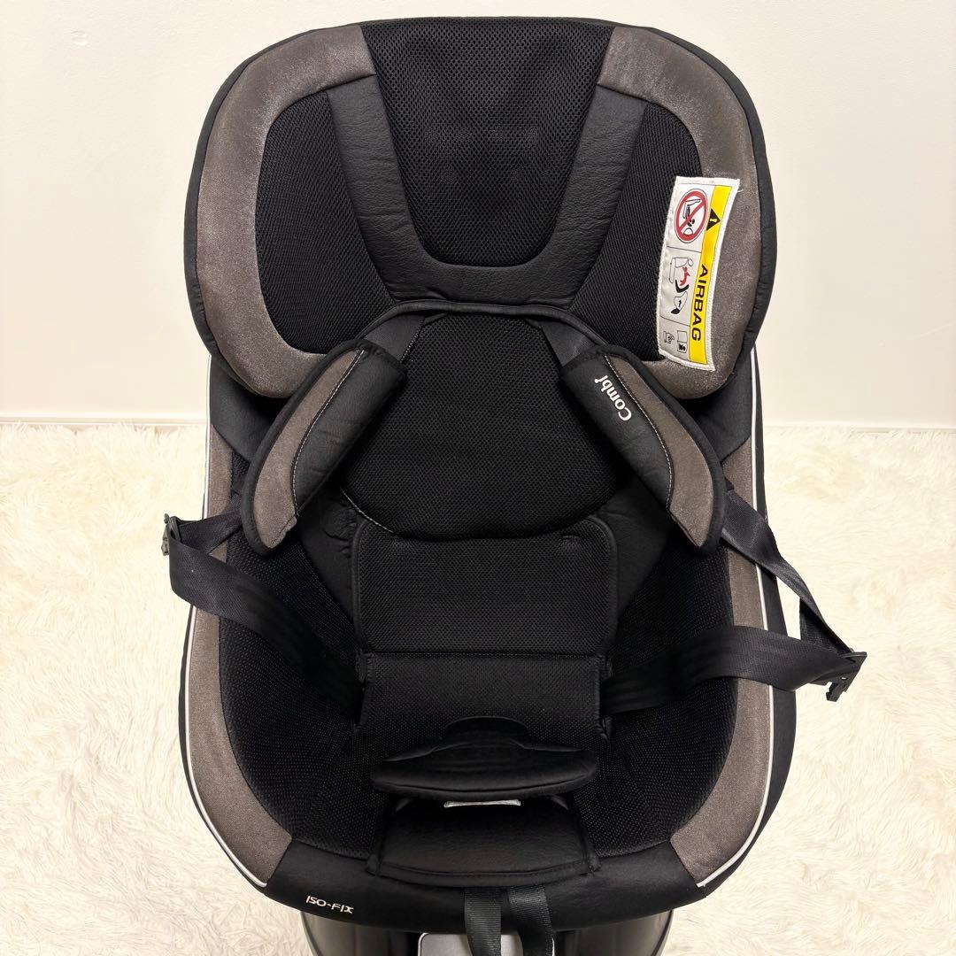 【美品】Combi クルムーヴ スマート ISOFIX エッグショック ブラック